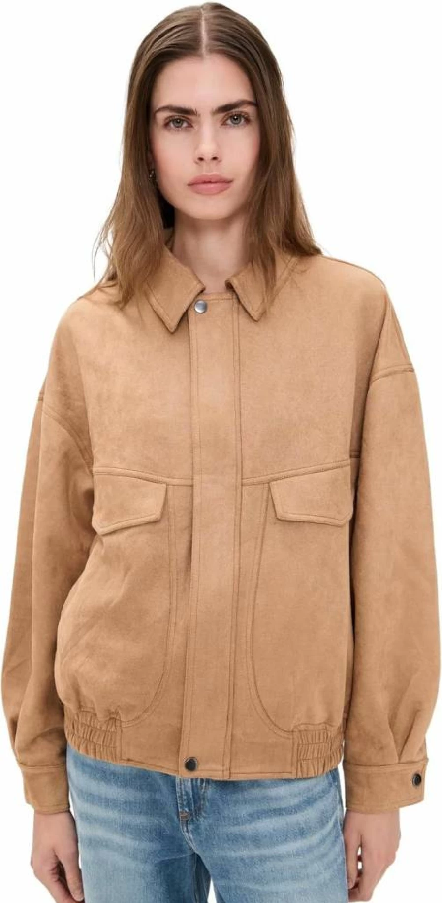 Lioness Women's Palm Desert Bomber Jacket – Lightweight Vintage Style Outerwear
