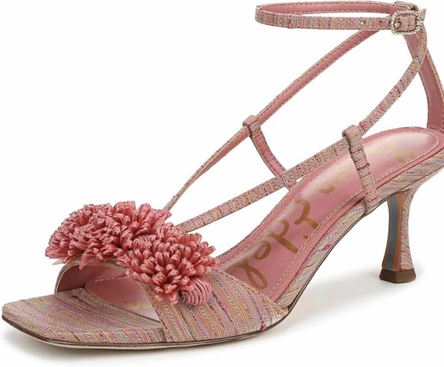 Sam Edelman Women's Phoebe Heeled Sandal – Stylish Comfortable Summer Dress Shoes for Women
