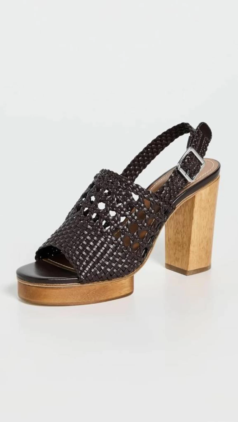STAUD Martina Platform Sandals for Women - Chunky Heel Summer Slide Shoes