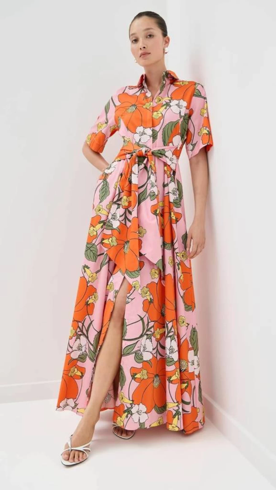 Borgo de Nor Women's Posie Cotton Summer Dress - Floral Printed Casual Sundress