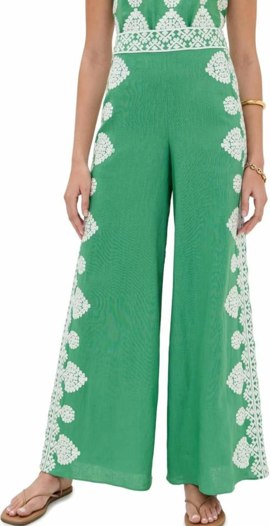 Figue Women's Noemie Pants - Premium High-Waisted Wide Leg Trousers for Elegant Comfort