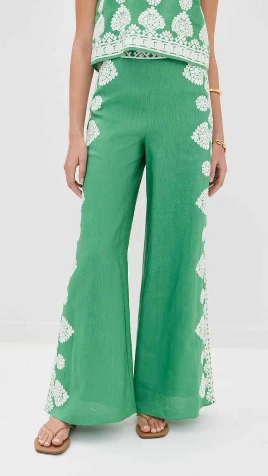 Figue Women's Noemie Pants - Premium High-Waisted Wide Leg Trousers for Elegant Comfort