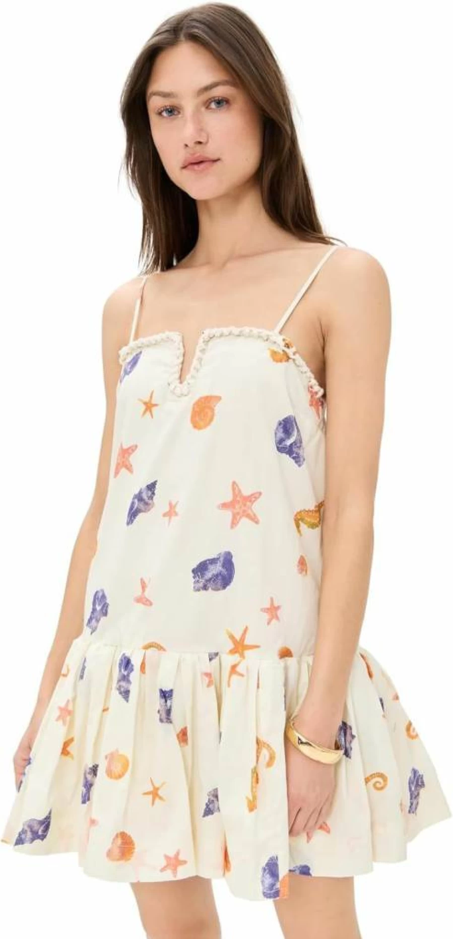 Line & Dot Women's Edwina Mini Dress - Stylish Floral Print Summer Dress for Women