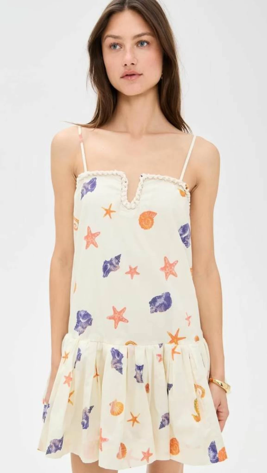 Line & Dot Women's Edwina Mini Dress - Stylish Floral Print Summer Dress for Women