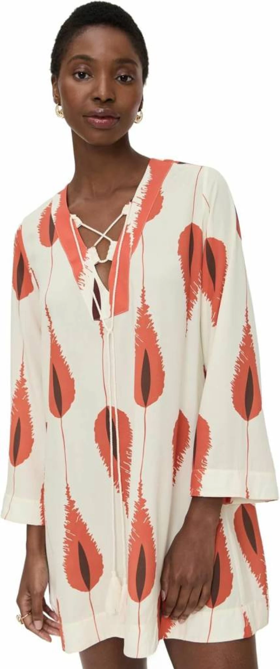 PALMACEA Women's Ceremonial Tunic – Elegant Boho Chic Blouse for Casual & Festive Wear