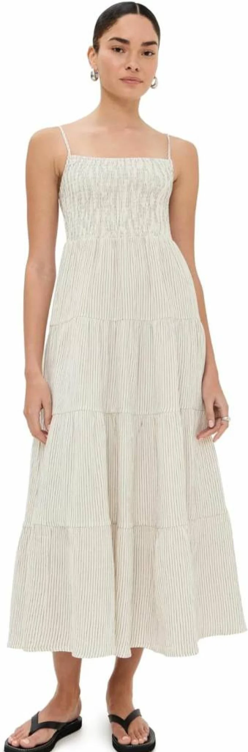 Z SUPPLY Women's Striped Balos Dress - Casual Comfortable Summer Beach Maxi Dress