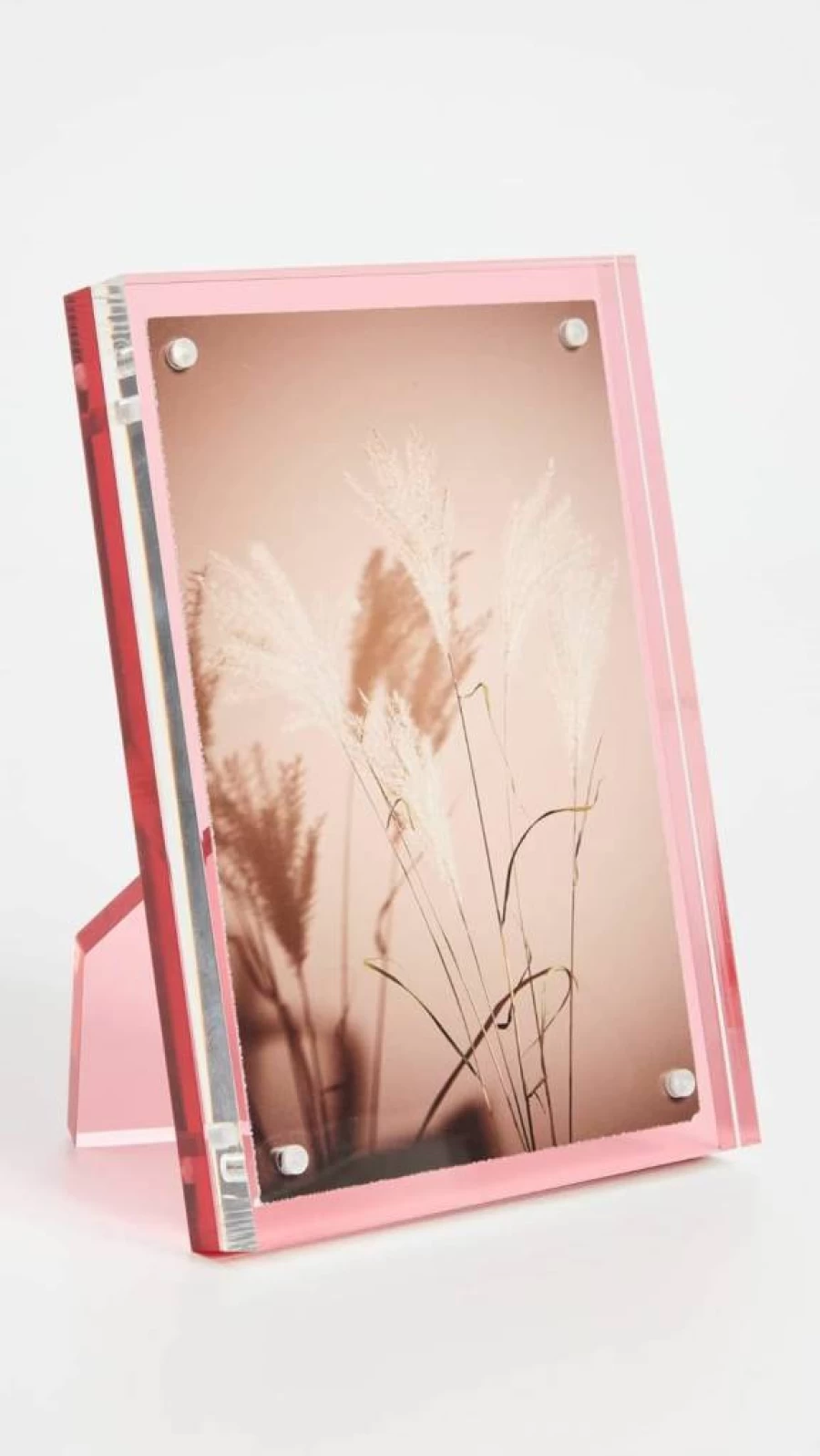 Tizo Design Women's 4x6 Lucite Photo Frame - Elegant Clear Acrylic Display for Pictures