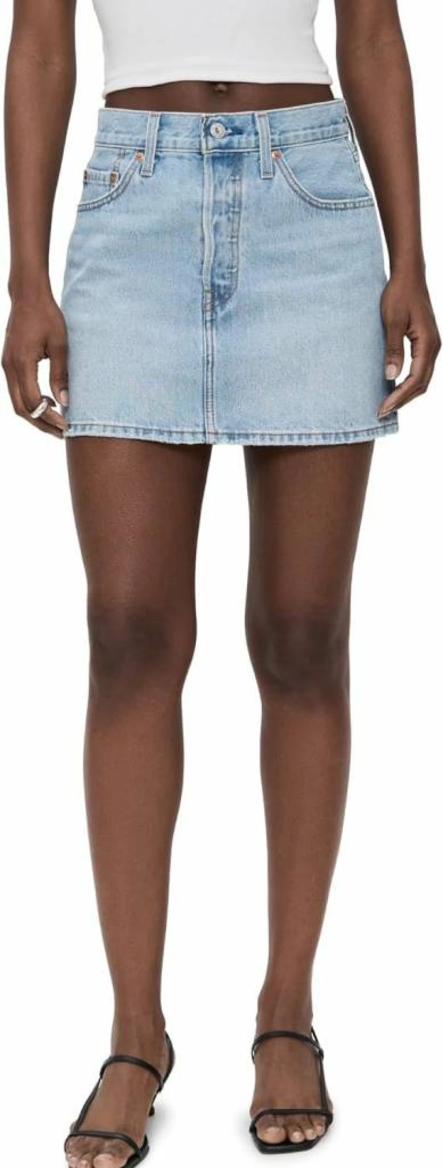Levi's Women's Icon Denim Skirt - Classic Fit Stylish A-Line Design