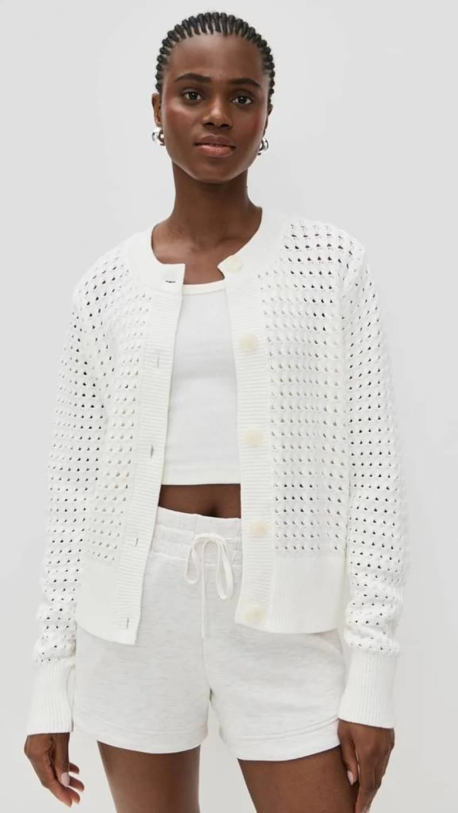 Varley Women's Bettina Textured Knit Jacket - Stylish Casual Outerwear for Women