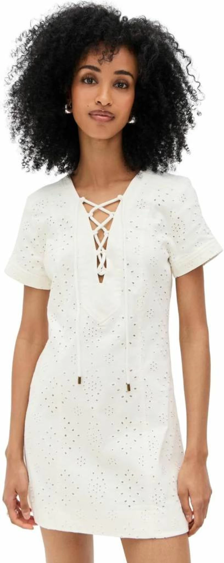 Ramy Brook Women's Ines Dress - Elegant Flowy Casual Summer Dress with V-Neck and Sleeveless Design