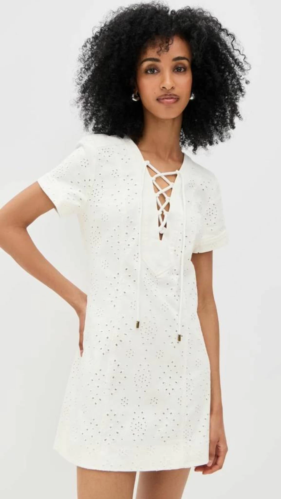 Ramy Brook Women's Ines Dress - Elegant Flowy Casual Summer Dress with V-Neck and Sleeveless Design