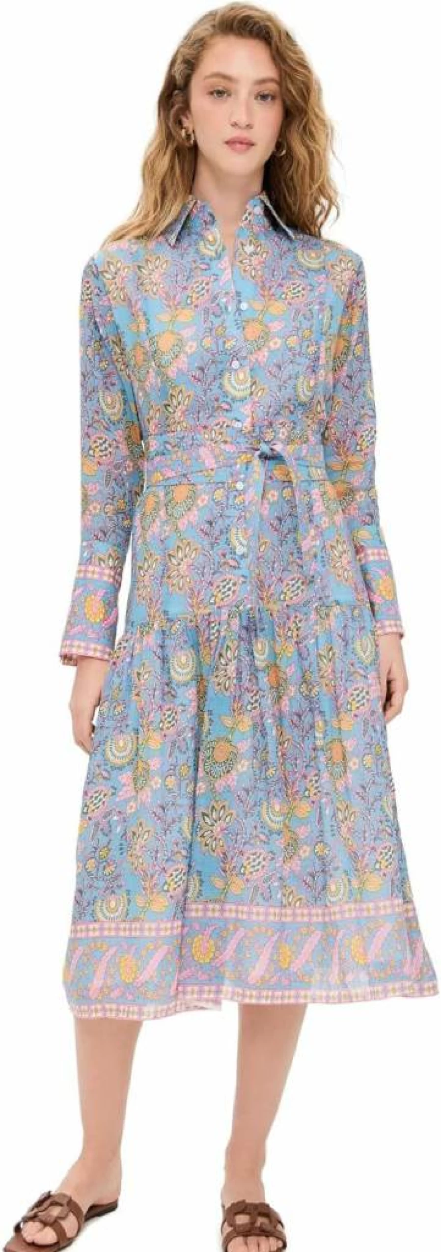 BELL Women's Kathy Casual Short Sleeve Shirt Dress for Summer