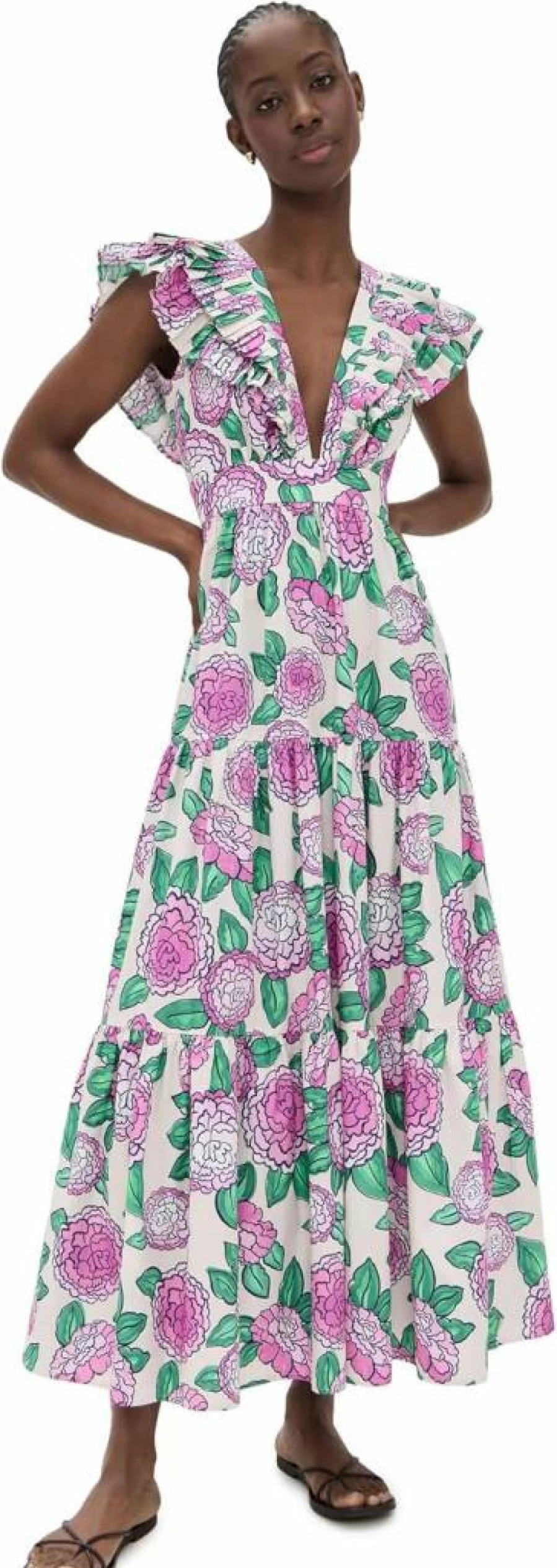 De Loreta Women's Tikal Dress - Elegant Boho Chic Summer Maxi Dress