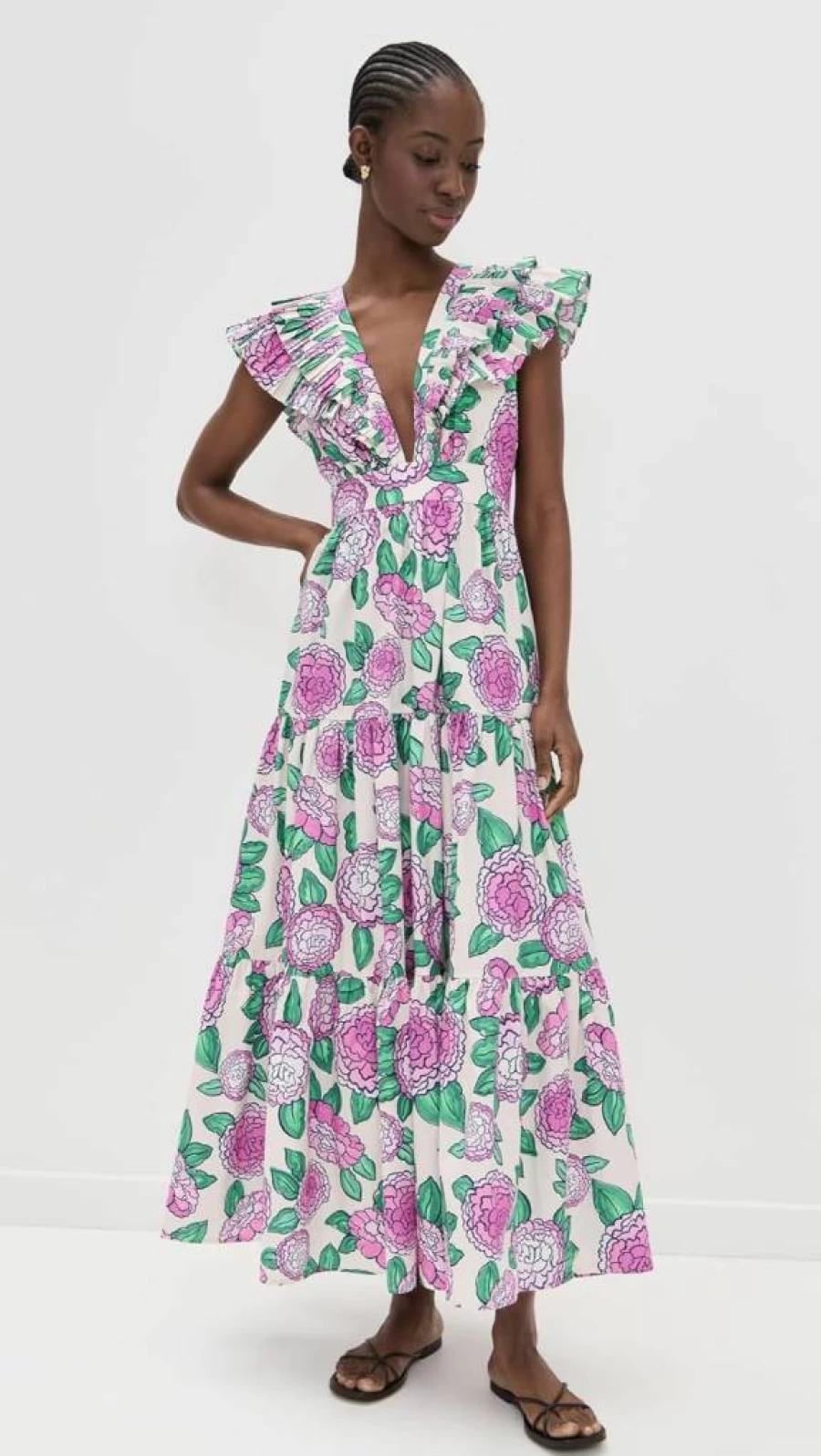 De Loreta Women's Tikal Dress - Elegant Boho Chic Summer Maxi Dress