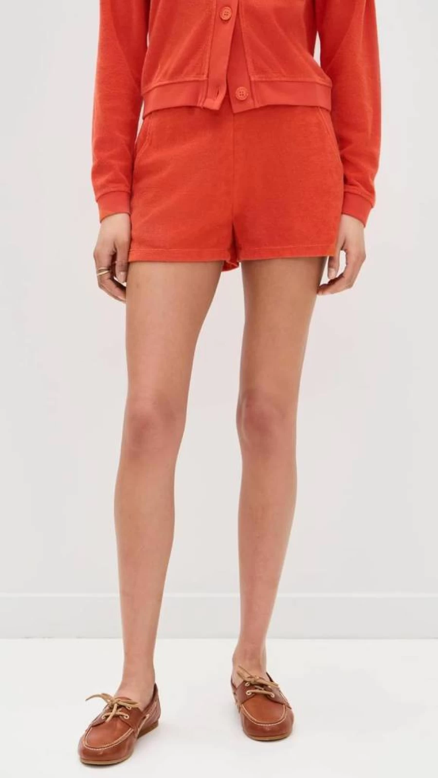 KULE Women's Terry Venus Shorts - Comfortable Casual Summer Shorts for Women