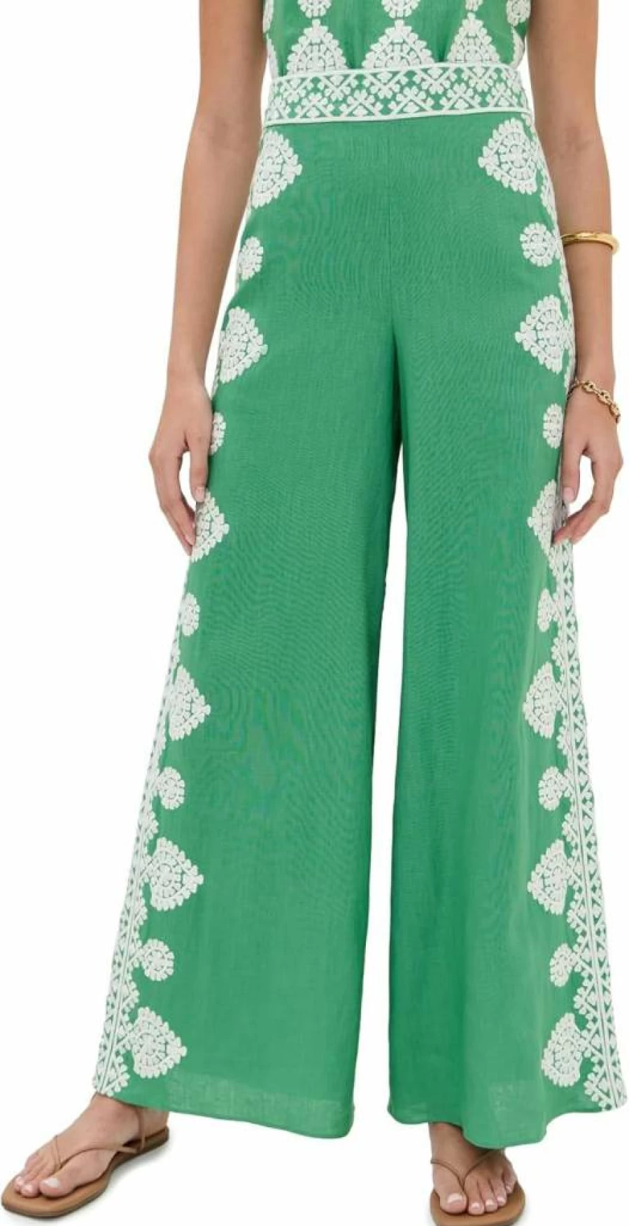 Figue Women's Noemie Pants - Premium High-Waisted Wide Leg Trousers for Elegant Comfort