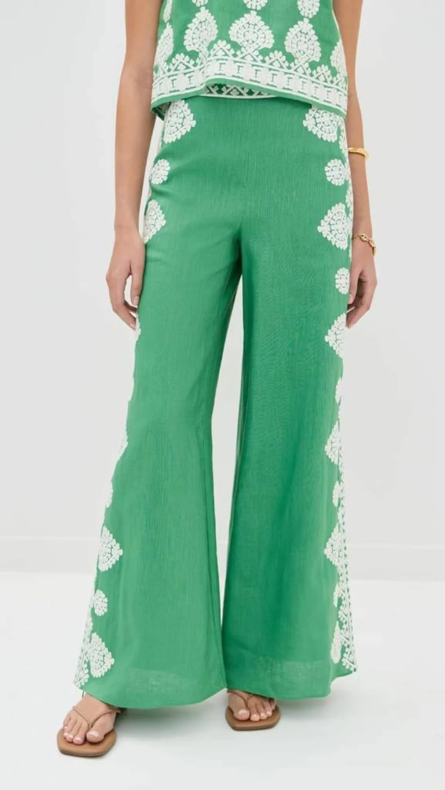 Figue Women's Noemie Pants - Premium High-Waisted Wide Leg Trousers for Elegant Comfort