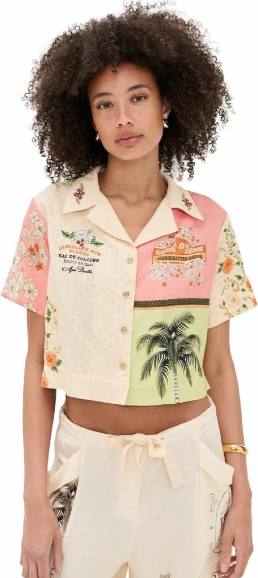 AGUA BENDITA Women's Itsy Shirt - Stylish & Comfortable Blouse for Women