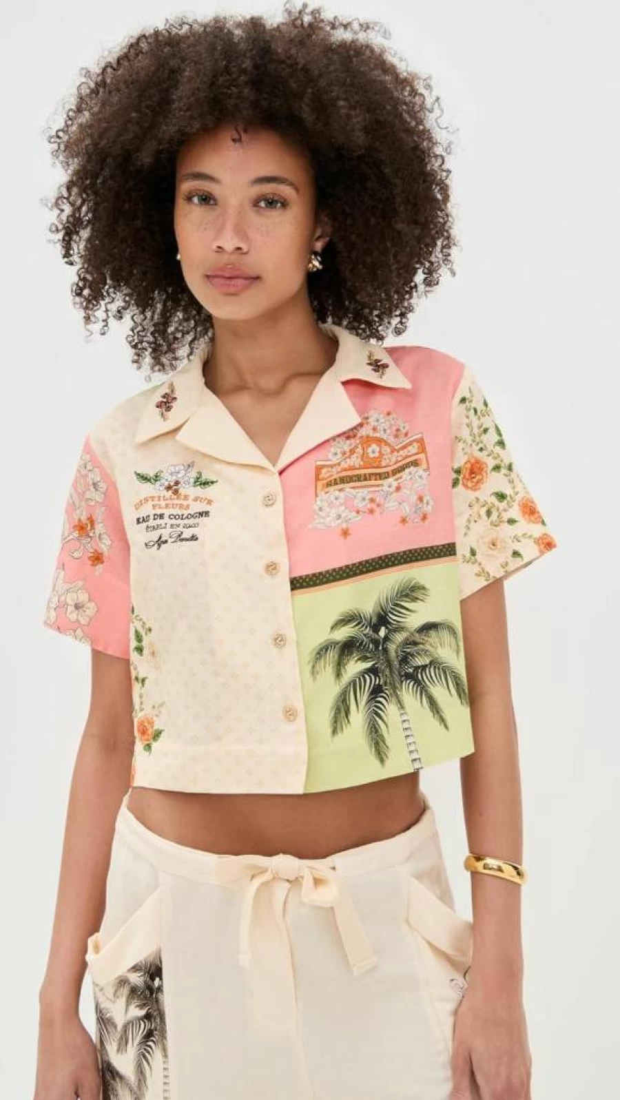 AGUA BENDITA Women's Itsy Shirt - Stylish & Comfortable Blouse for Women