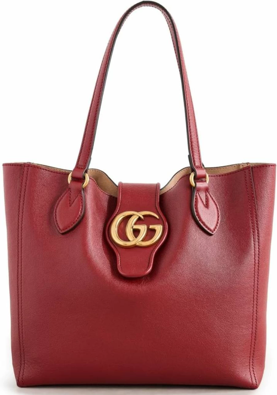 Gucci Pre-Owned GG Marmont Leather Tote Bag for Women - Vintage Gucci Handbag