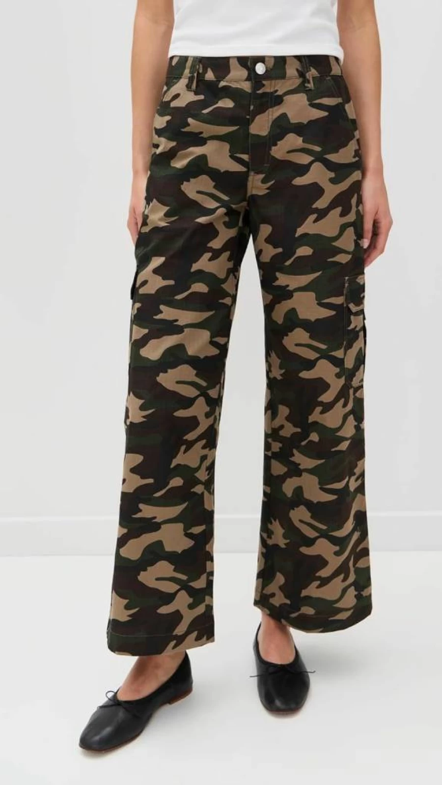 Sandy Liang Women's Sorano High-Waisted Wide-Leg Pants - Trendy Casual Comfort