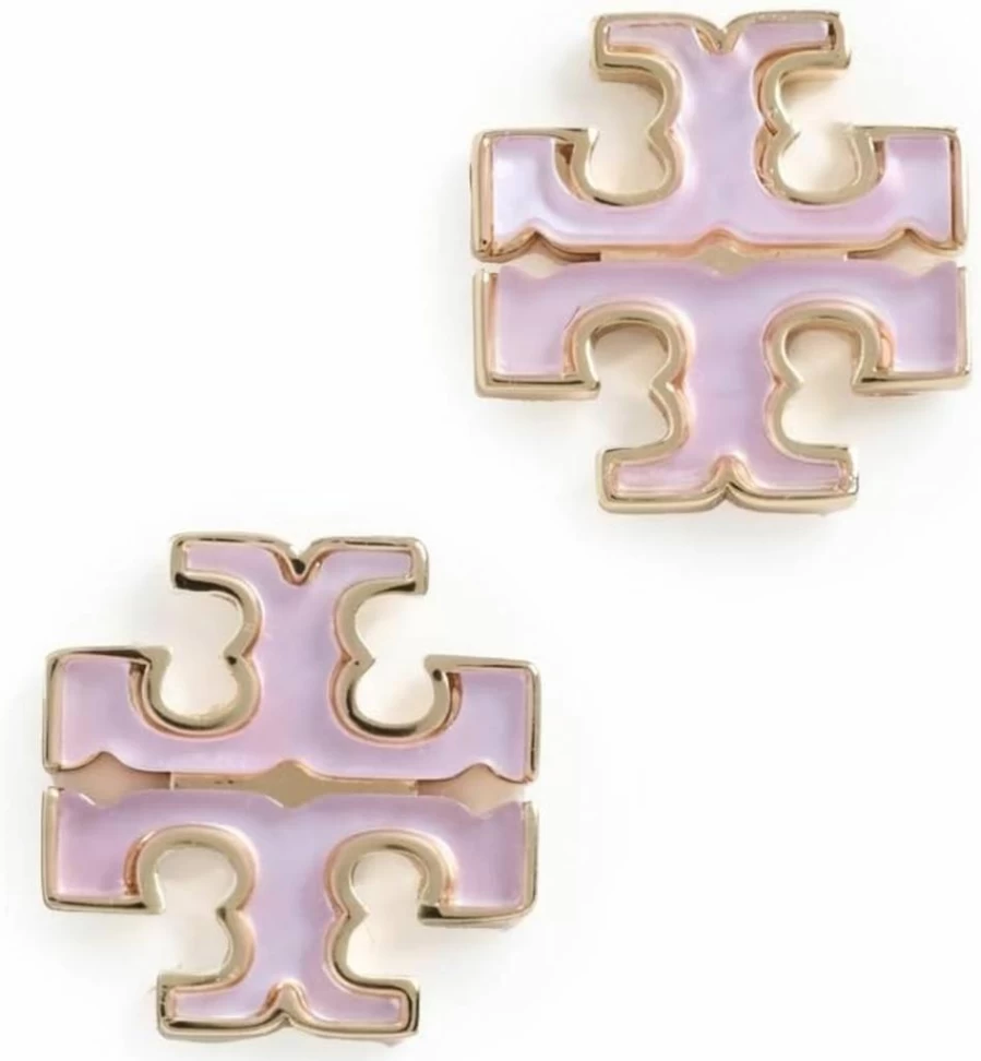 Tory Burch Kira Mother of Pearl Stud Earrings for Women - Elegant Pearl Accent Jewelry