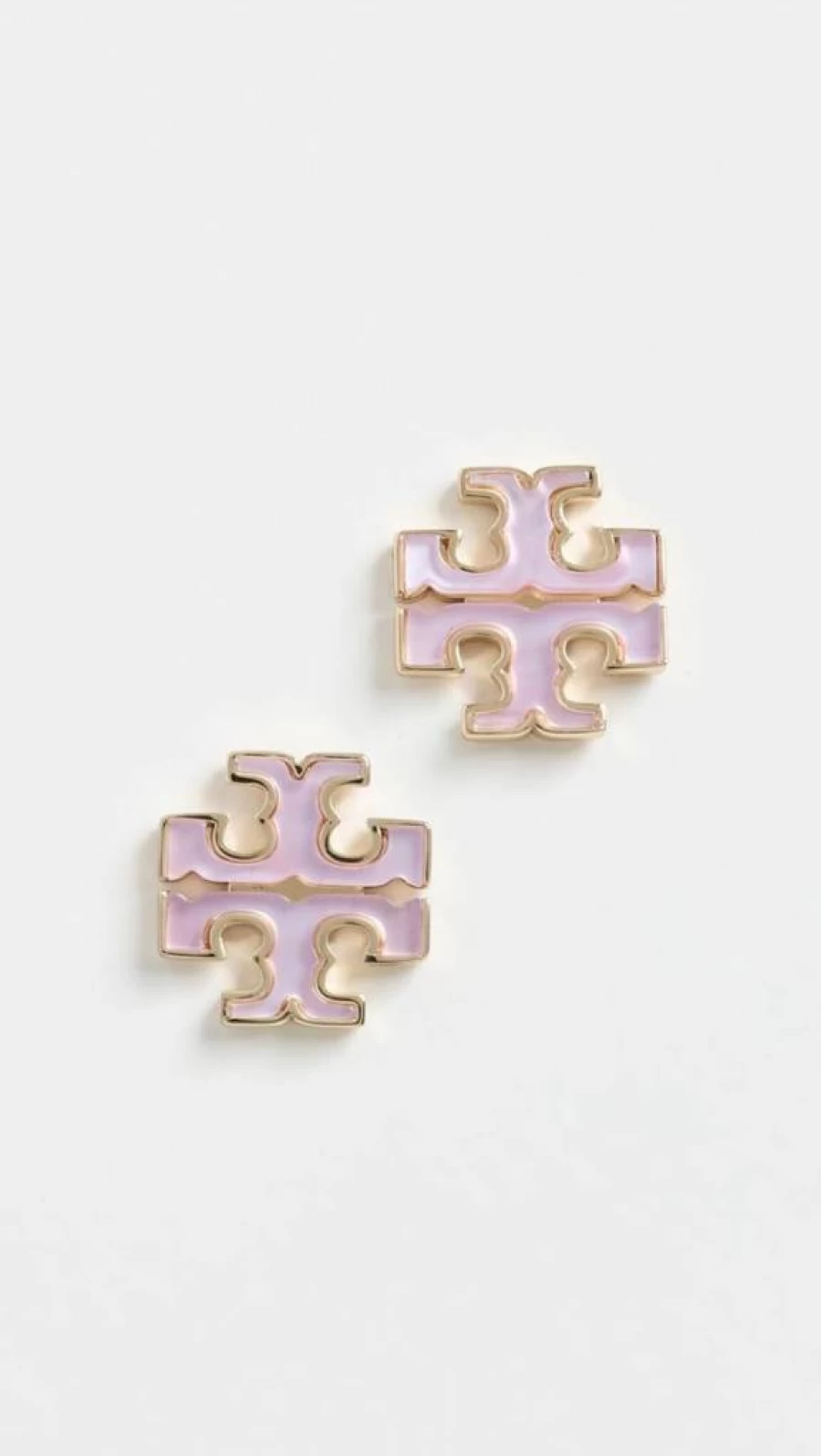 Tory Burch Kira Mother of Pearl Stud Earrings for Women - Elegant Pearl Accent Jewelry