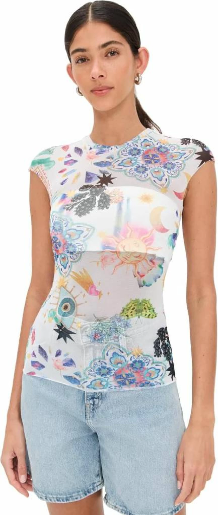 AFRM Women's Nina Top - Stylish Casual Blouse for Everyday Wear