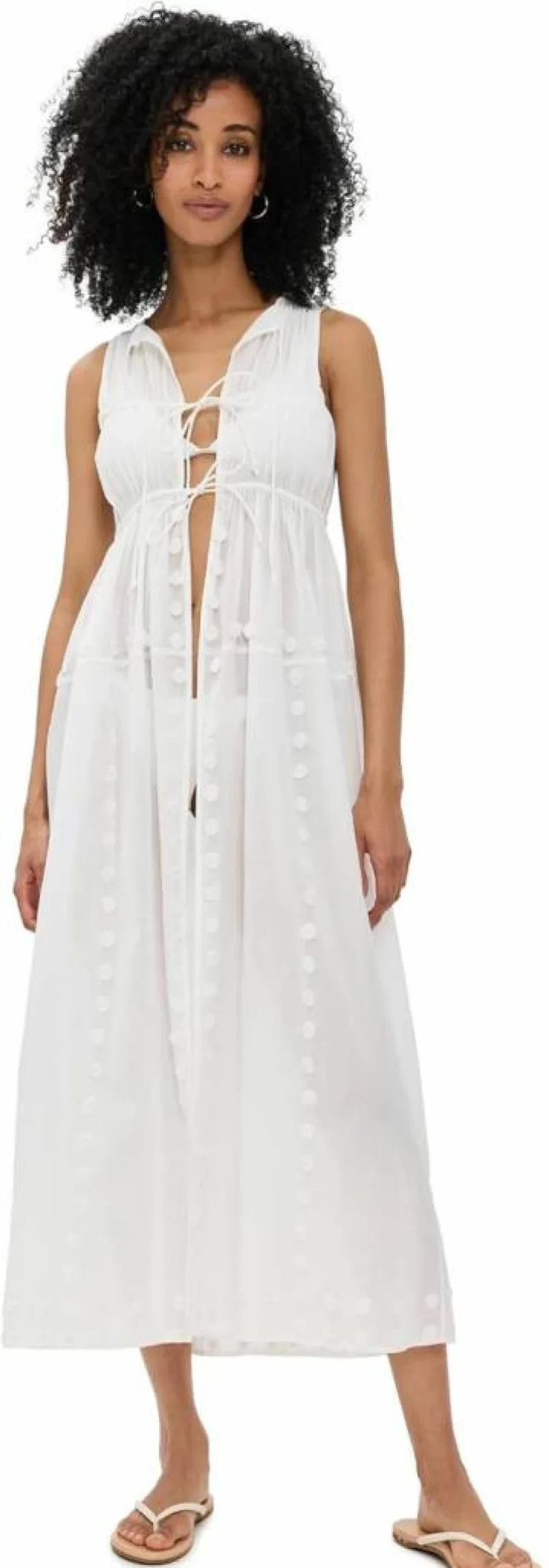 Ulla Johnson Women's Gillian Sleeveless Dress - Summer Beach Coverup, Floral Print, Boho Chic Style