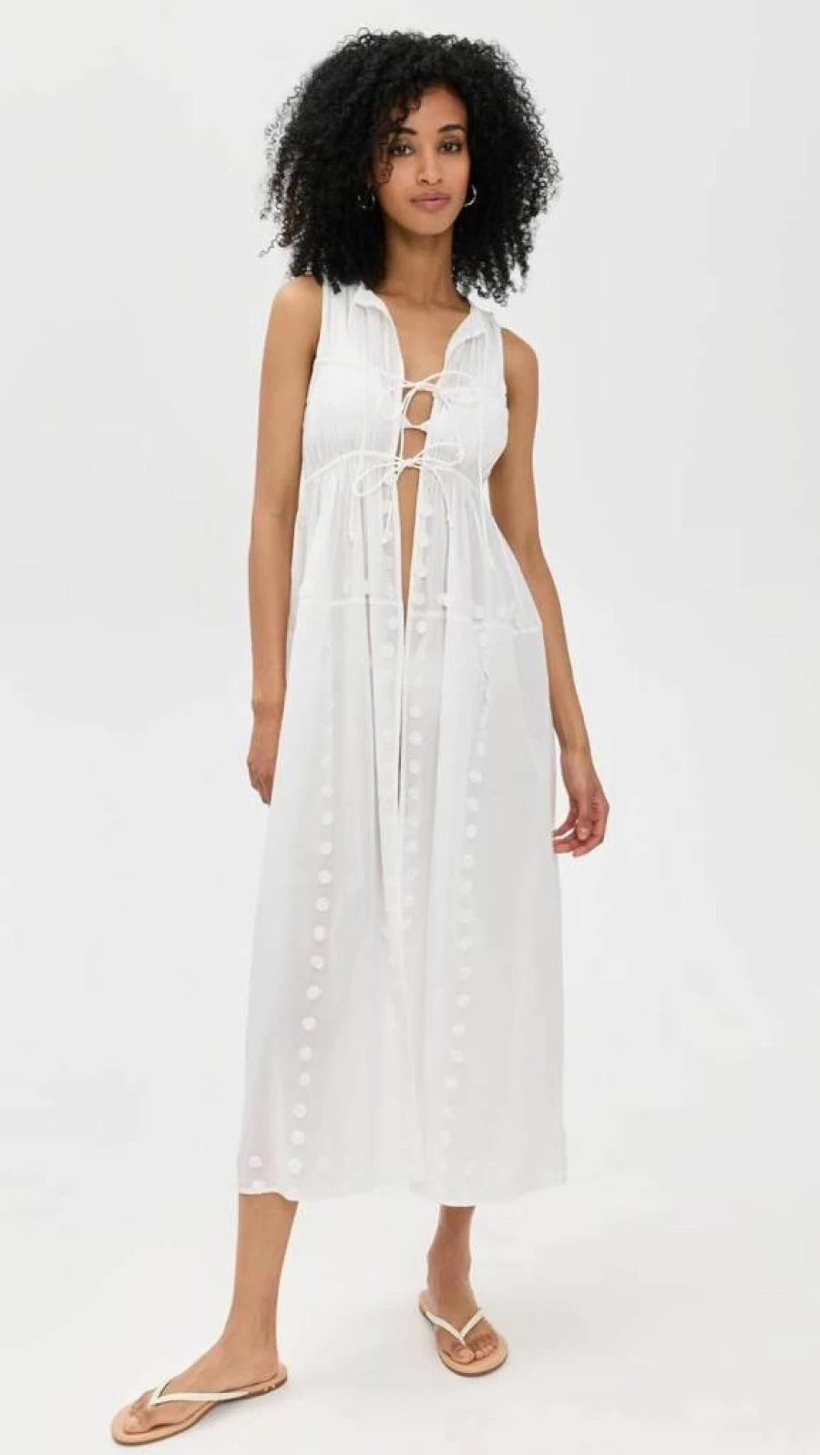 Ulla Johnson Women's Gillian Sleeveless Dress - Summer Beach Coverup, Floral Print, Boho Chic Style