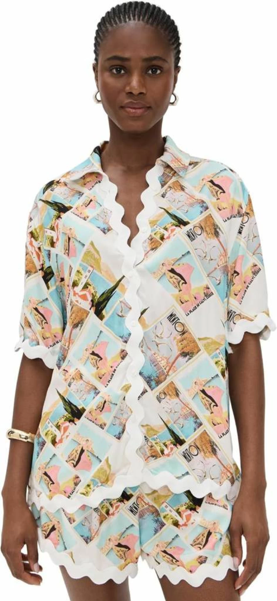 Seven Wonders Women's Caterina Shirt - Stylish Casual Blouse for Women