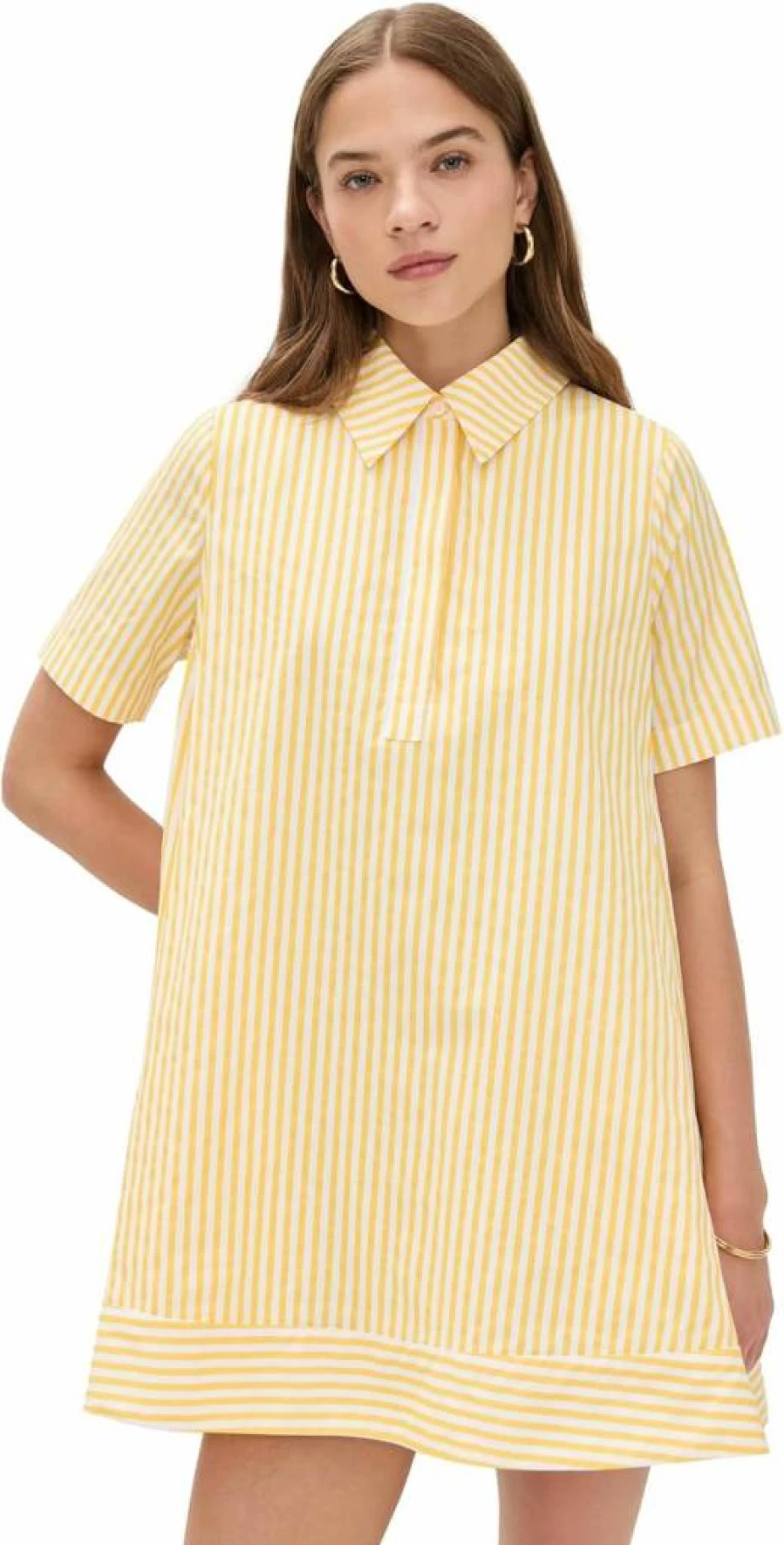 English Factory Women's Striped Mini Dress - Trendy Summer Casual Outfit