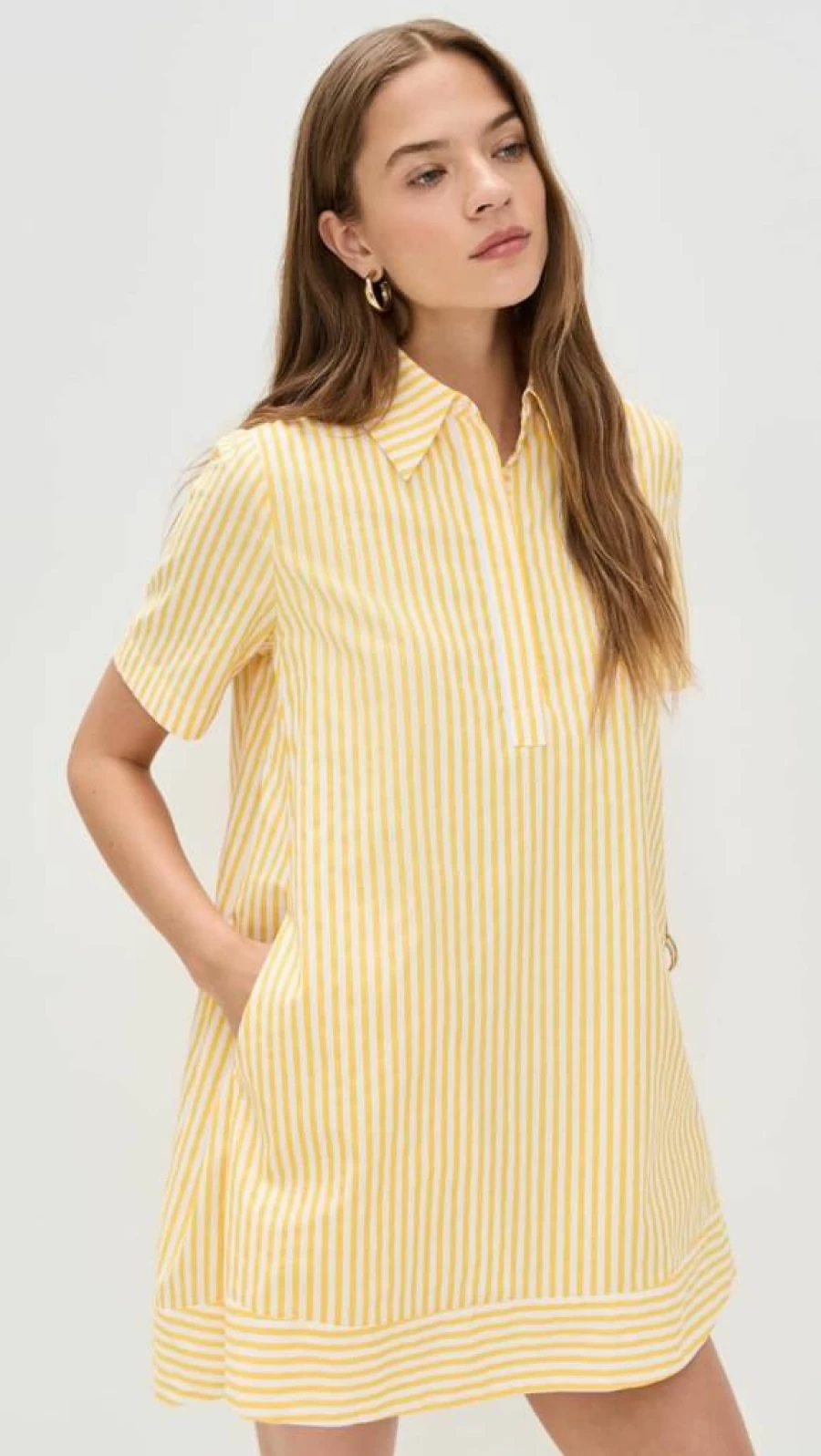 English Factory Women's Striped Mini Dress - Trendy Summer Casual Outfit