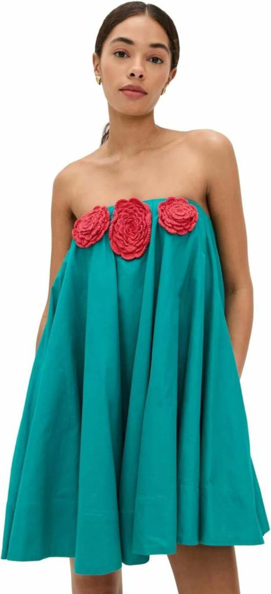 Pitusa Women's Crochet Floral Tea Dress - Boho Chic Summer Maxi Dress