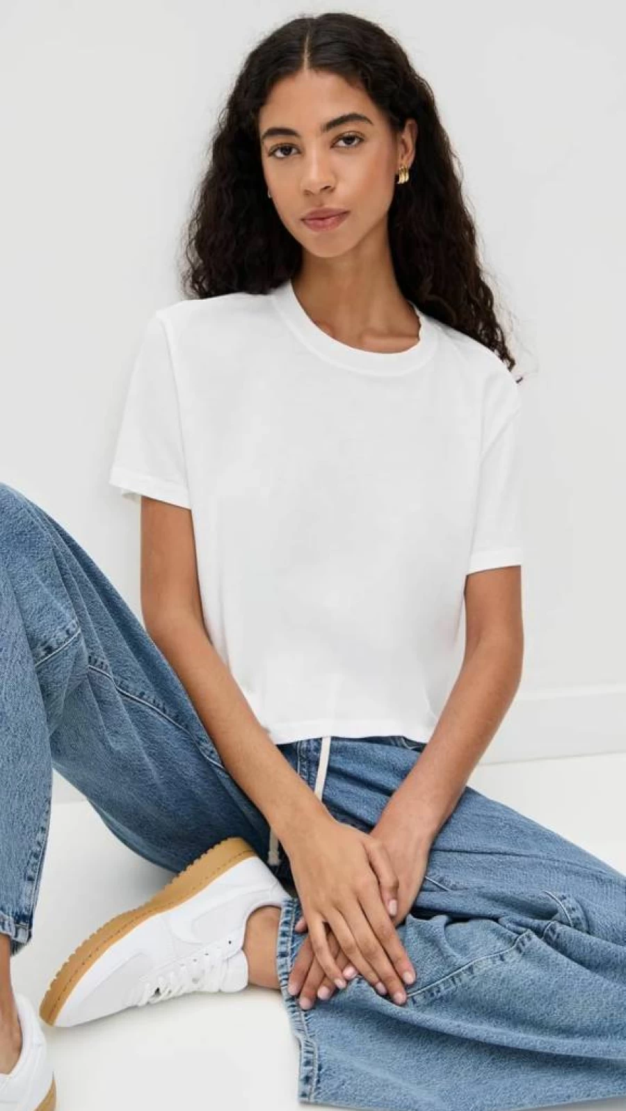 ASKK NY Women's Vintage Washed Boyfriend Tee - Oversized Relaxed Fit Cotton T-Shirt