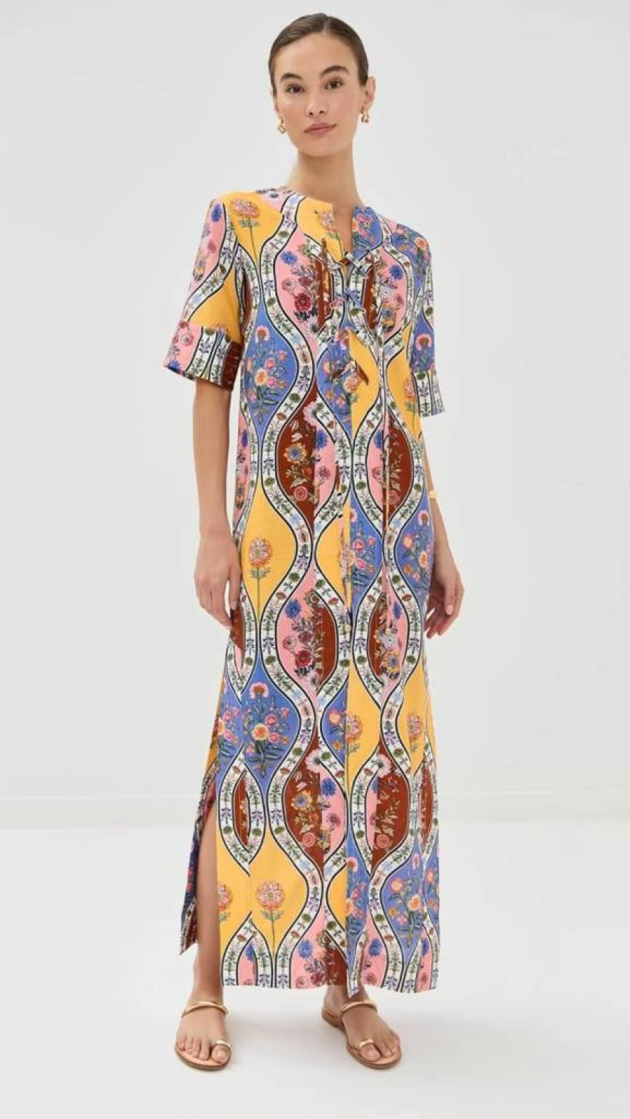 Borgo de Nor Women's Calista Maxi Dress - Elegant Long Summer Dress