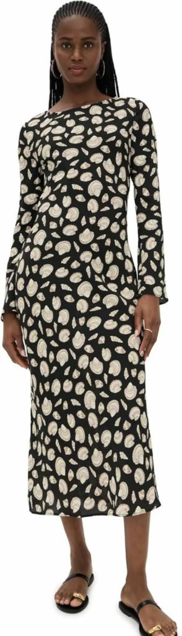 Ciao Lucia Women's Gaia Dress - Boho Chic Floral Maxi Dress for Summer