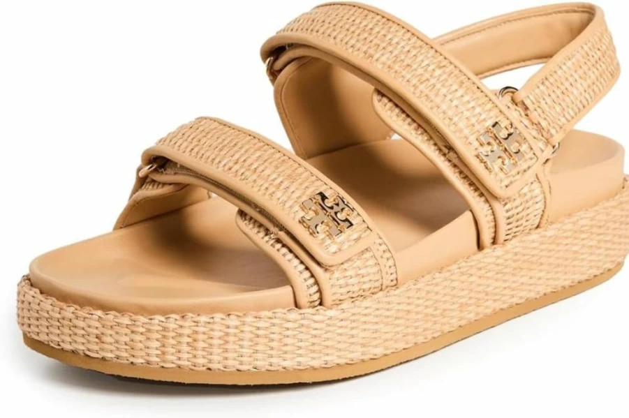 Tory Burch Women's Kira Sport Sandals – Lightweight Comfortable Athletic Slide Sandals for Women