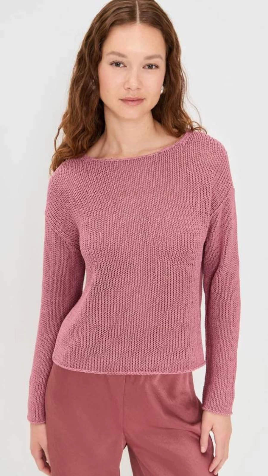 Vince Women's Coated Cotton Pullover Sweater - Soft Casual Knit Top for Women