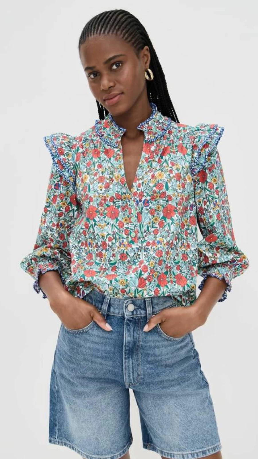 Shoshanna Women's Bevil Blouse - Elegant Casual Tops for Women