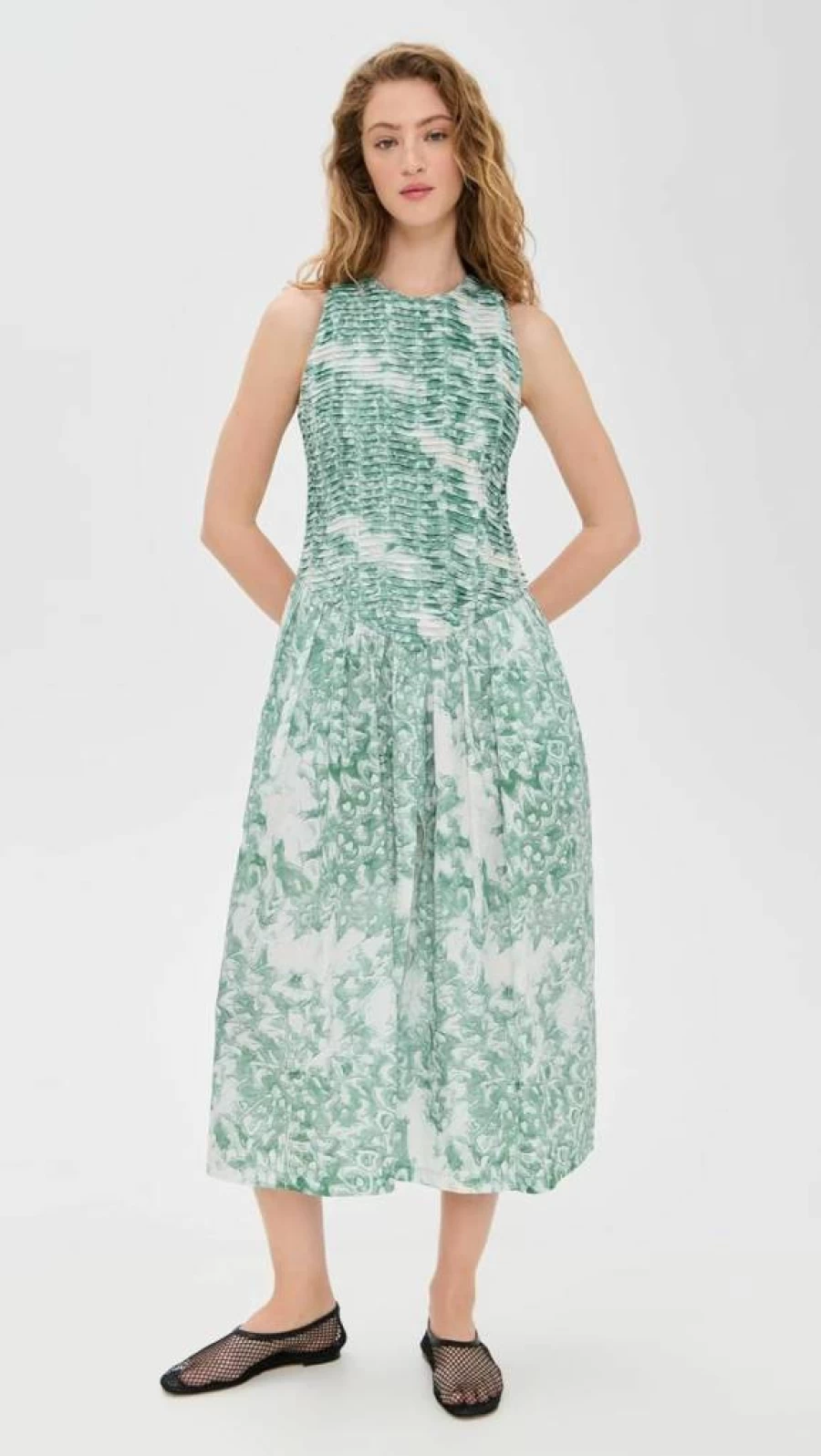 Atelier 17.56 Women's Dolores Dress - Elegant Flowy Boho Chic Maxi Dress for Women