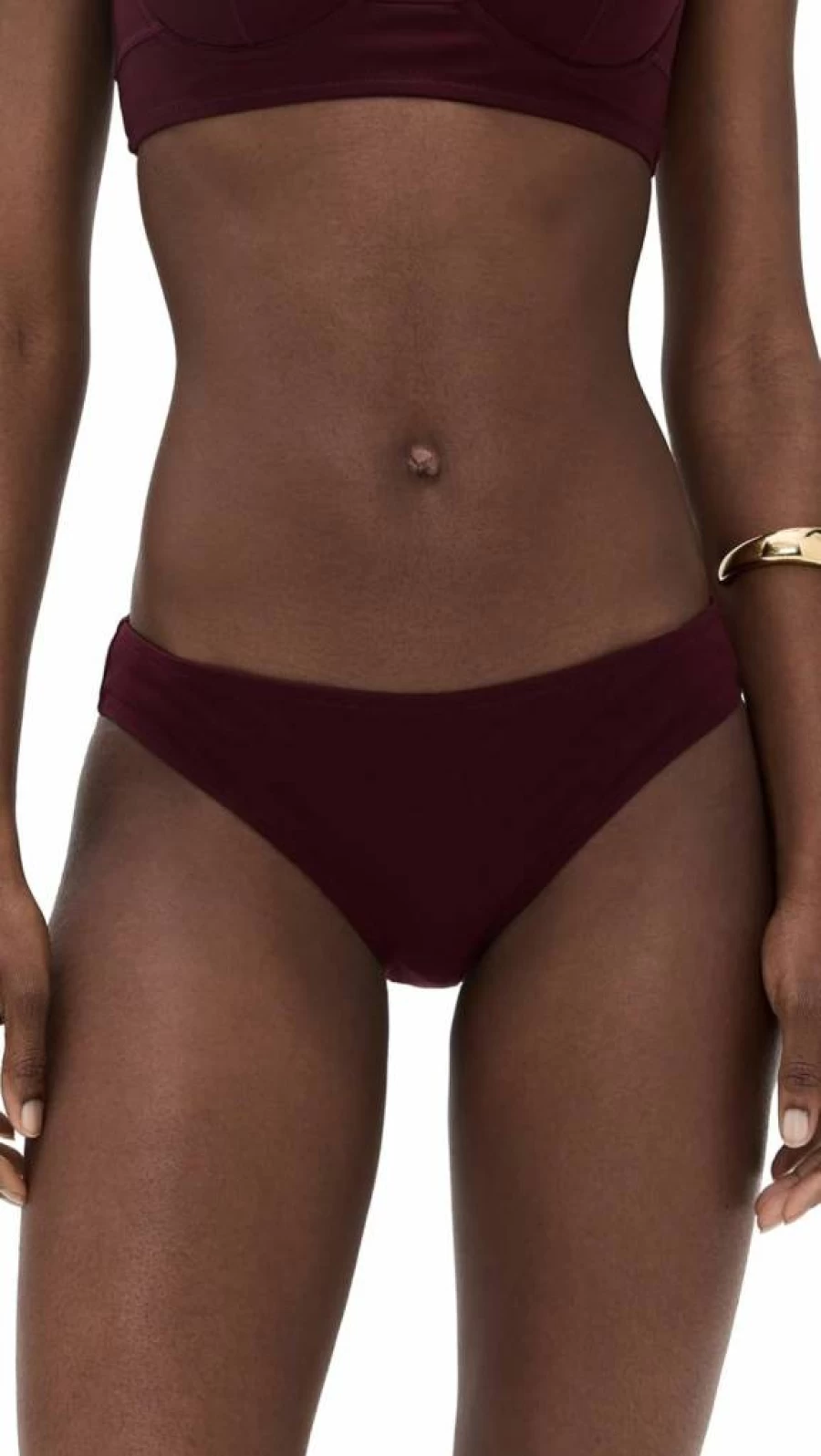 Ulla Johnson Women's Dani Bikini Bottoms | High-Waisted Swimwear | Floral Print Beach Essentials