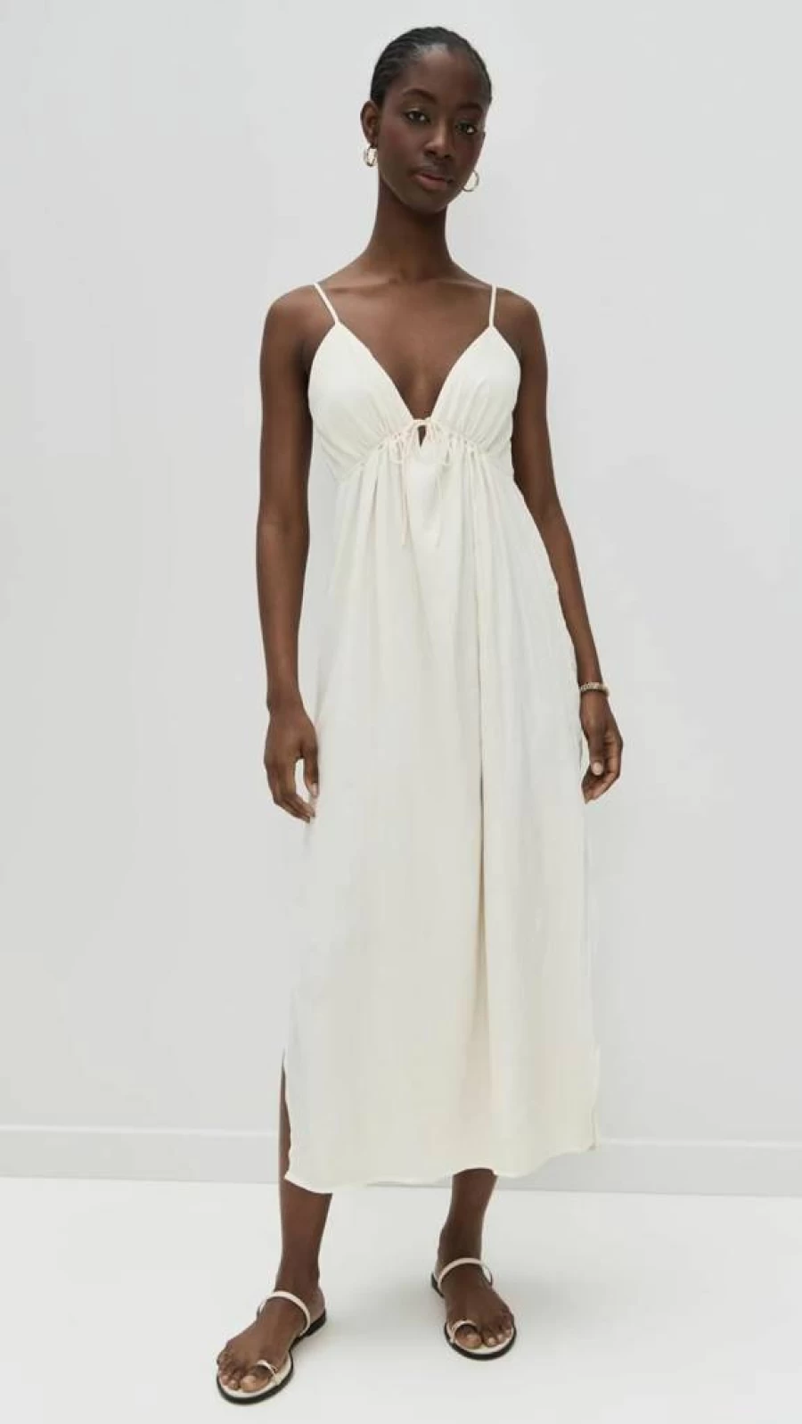 Z SUPPLY Women's Manon Dress - Casual Boho Flowy Mini Dress with V-Neck and Short Sleeves