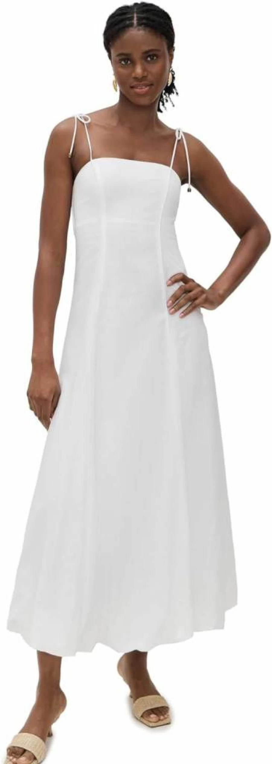 Kivari Women's Sylvie Maxi Dress - Elegant Long Summer Dress with Flowy Design