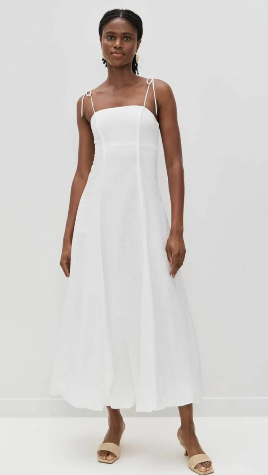 Kivari Women's Sylvie Maxi Dress - Elegant Long Summer Dress with Flowy Design