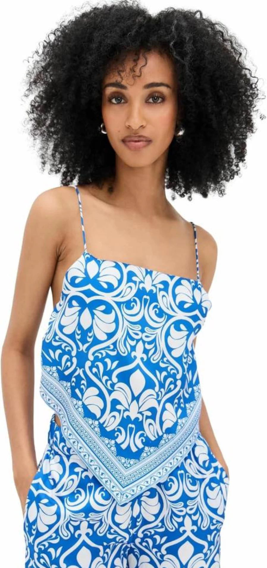 alice + olivia Women's Yuri Strapless Scarf Tube Top