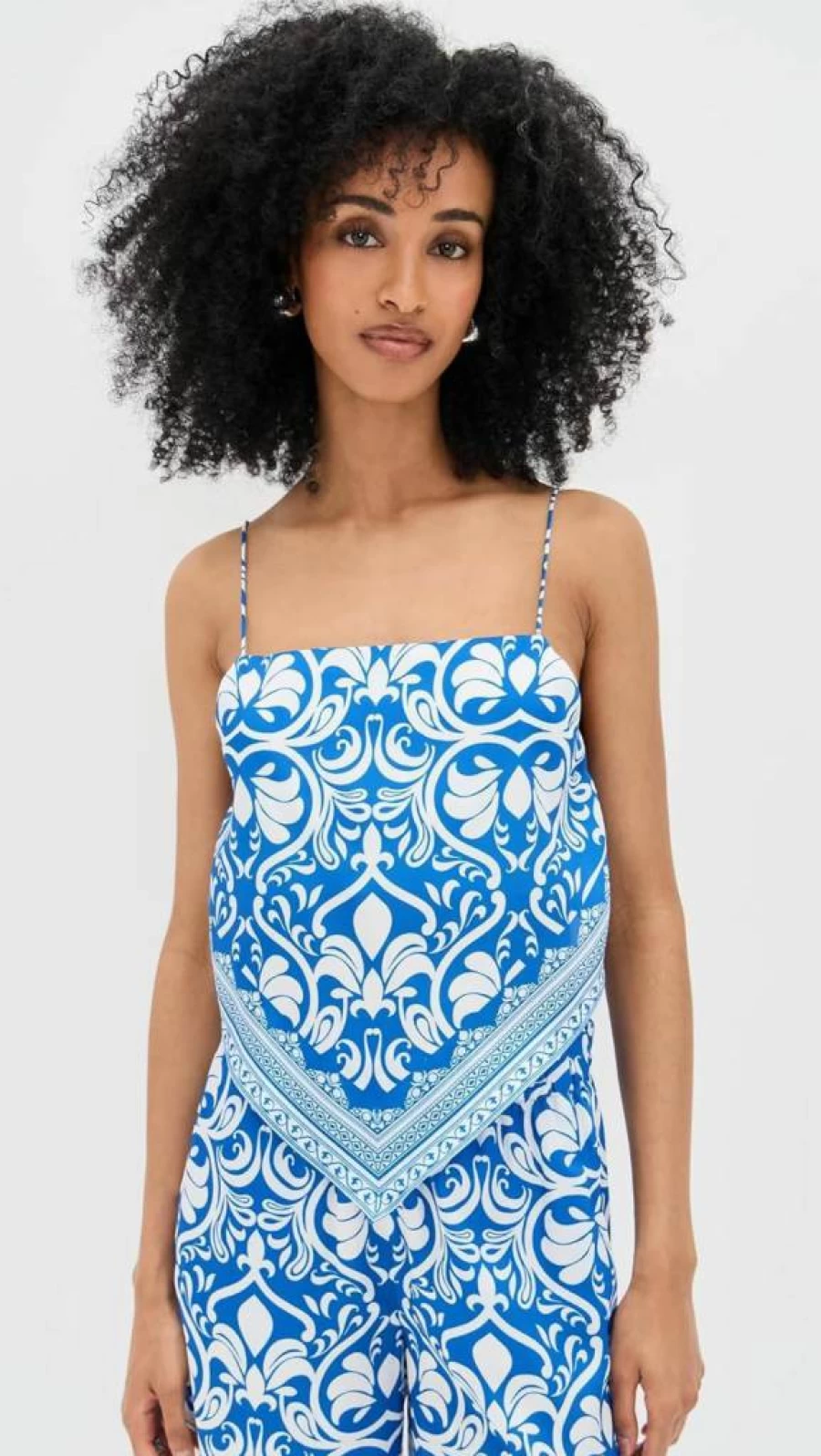 alice + olivia Women's Yuri Strapless Scarf Tube Top