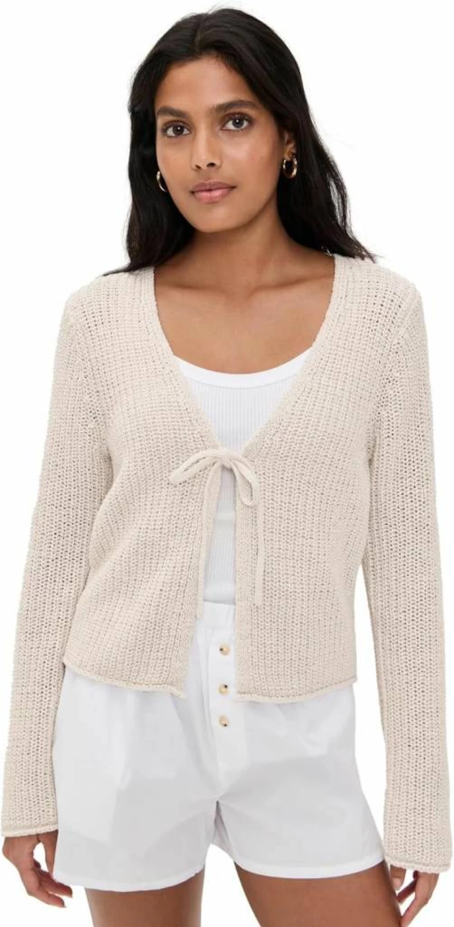 Velvet Thalia Women's Soft Cardigan Sweater - Elegant Knit Wrap for Fall & Winter
