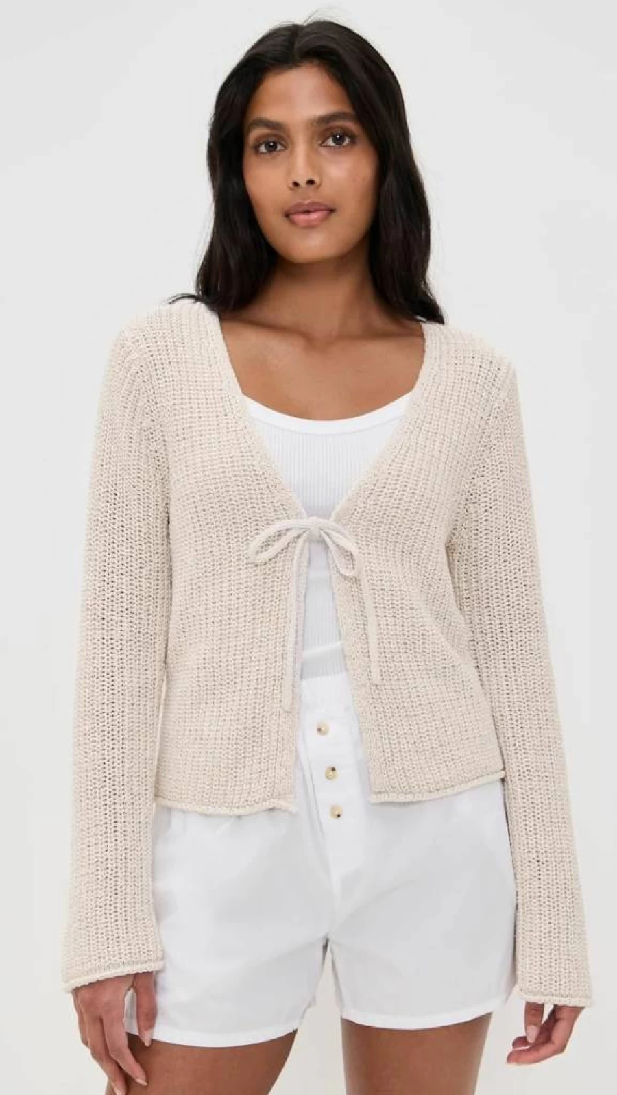 Velvet Thalia Women's Soft Cardigan Sweater - Elegant Knit Wrap for Fall & Winter