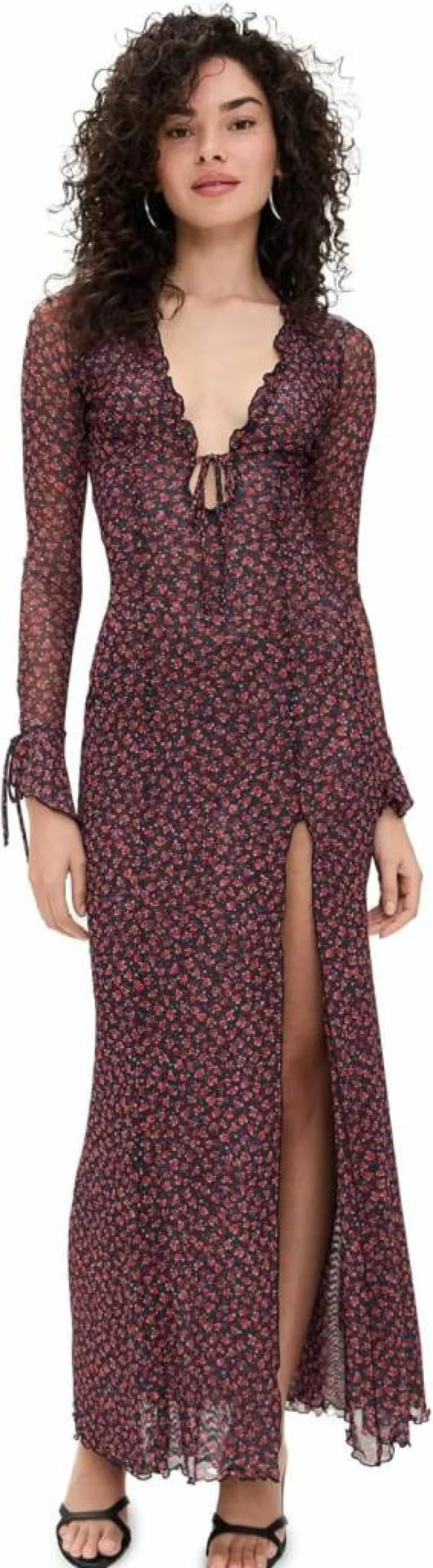 RESA Women's Lennon Maxi Dress - Flowy Long Summer Dress with Bohemian Style
